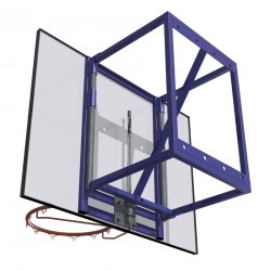 Набор для баскетбола настенный тренировочный с регулировкой высоты, вынос 60 см