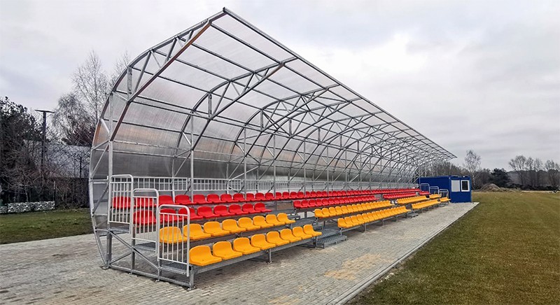4-row roofed stationary...