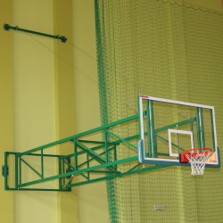 Складная баскетбольная ферма с растяжками, вынос от 450 по 550 см