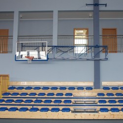 Складная баскетбольная ферма с растяжками, вынос от 450 по 550 см