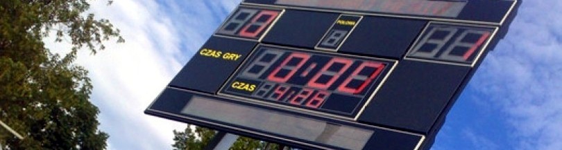 Электронные табло спортивных результатов для открытых площадок